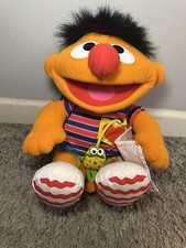 Vintage Check Up Ernie Sesame Street Plush Doll Fisher-Price 14 1999