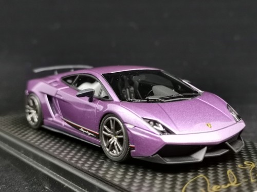 1:43 MR Model Car Lamborghini Gallardo LP570-4 Superleggera Met Violet - Picture 3 of 9