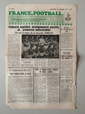 France Football N°1308 – 27 Avril 1971 – Magazine Vintage – Bon État