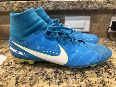 NIKE MERCURIAL VICTORY VI DF NJR FG NEYMAR BLUE ORBIT-WHITE SZ 11  921506-400