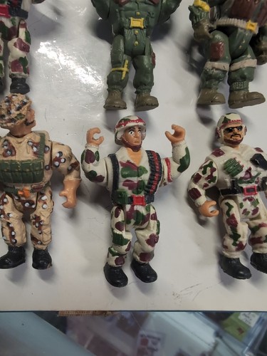 Vintage Muscle Men Military Figures, Mixed Lot Of 8 San Francisco Toy Makers - Picture 3 of 12