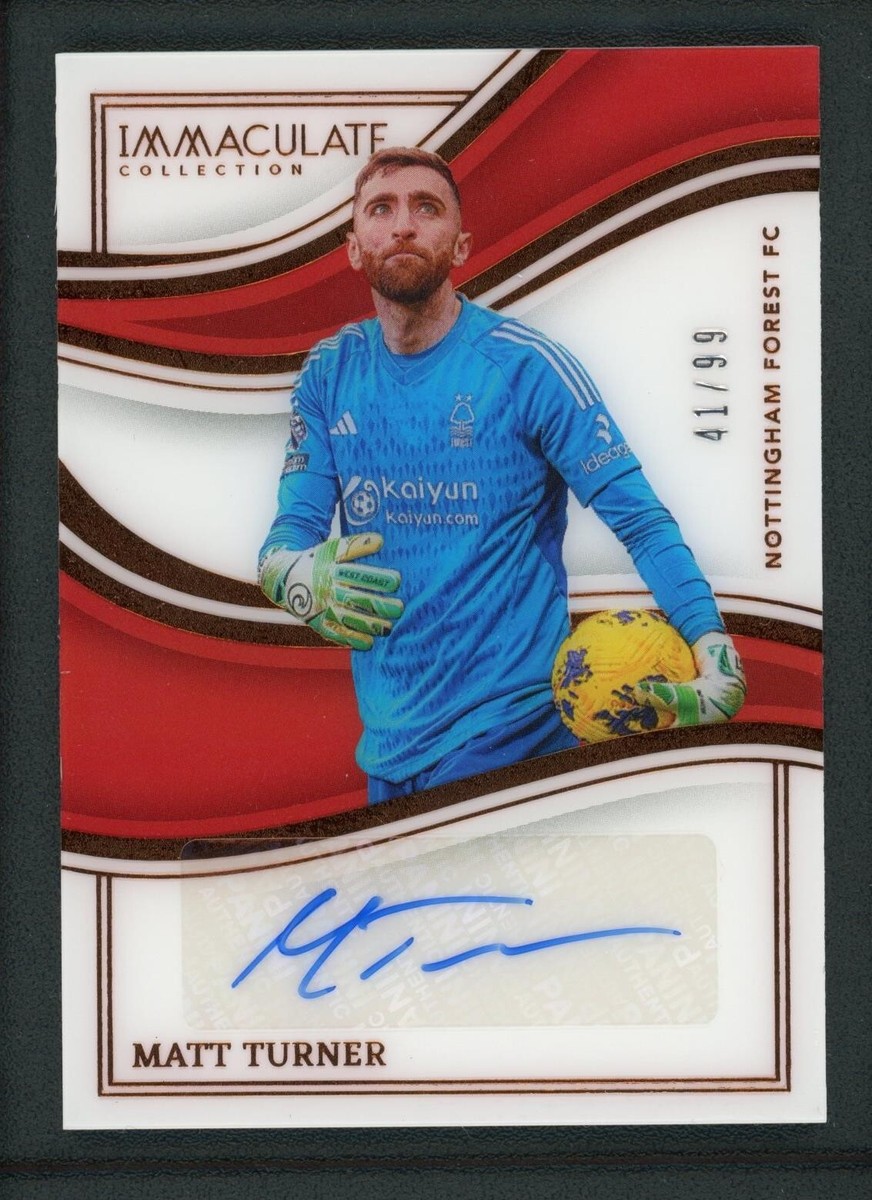 2023-24 MATT TURNER 41/99 AUTO PANINI IMMACULATE COLLECTION