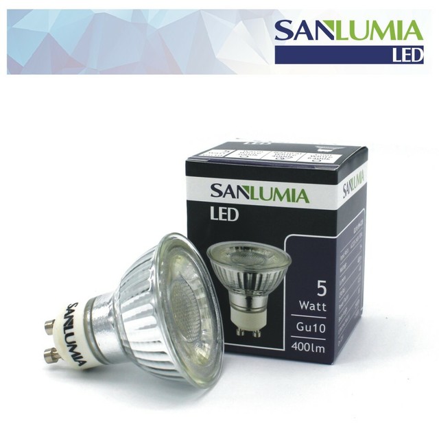 5X LAP GU5.3 MR16 LED LIGHT BULB 345LM 5W NEW