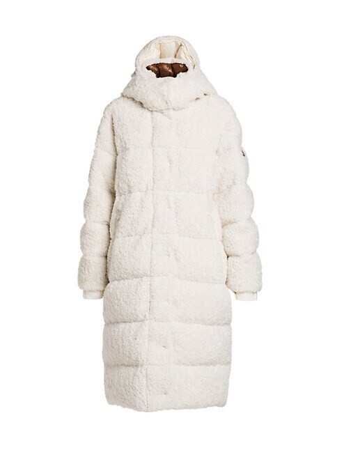 NWT Moncler Hainardia Faux-Fur Removable Hood Long Teddy NWT Moncler Hainardia Faux-Fur Removable Hood Long Teddy