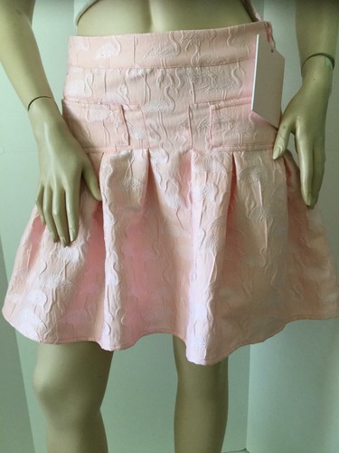 NEW Giamba Pink Jacquard Flamingo Mini Skirt (Size 38) - $599.00! - Picture 3 of 12