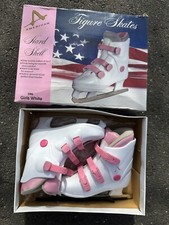 American Athletic Hard Shell Ice Figure Skates Girl s Sz 4 Style 290 New In Box
