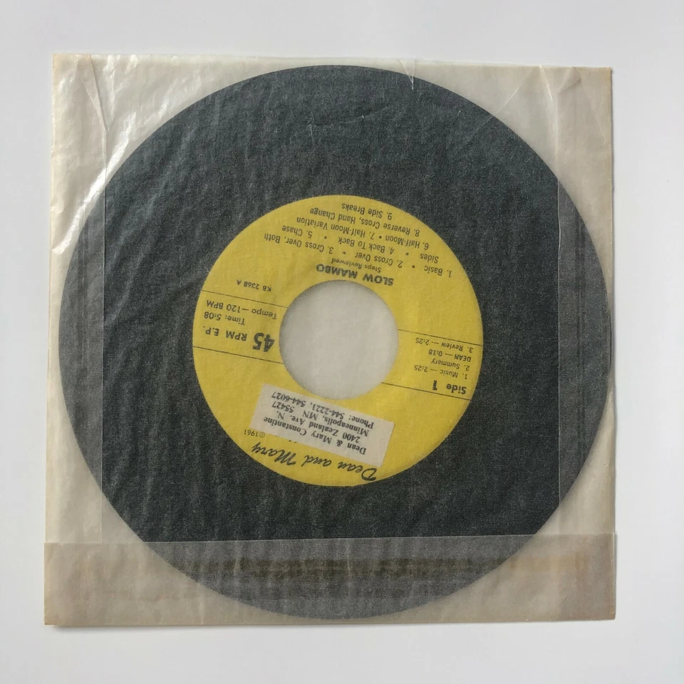 Dean & Mary Constantine Practice Review Record Mambo 45 Vinyl Record E.P. Foto 3 de 4