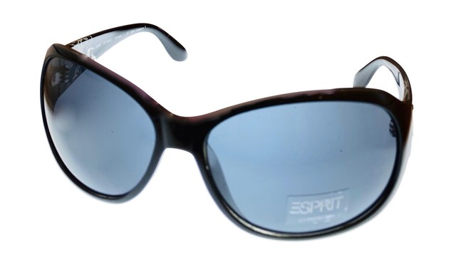 Smoke Gradient Lens 19377 538 Clear Fashion Wrap Esprit Sunglass Black
