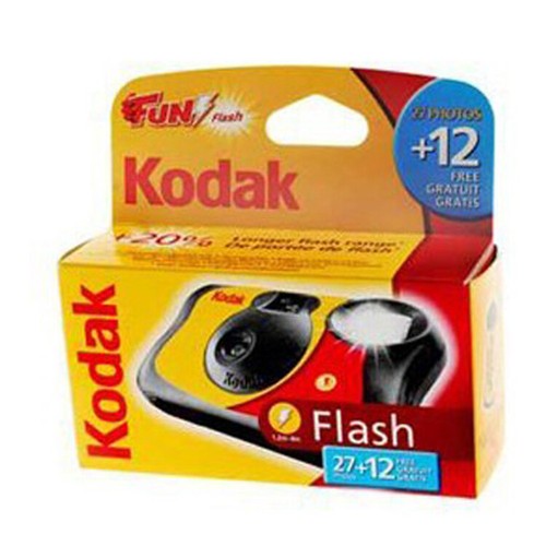 KODAK FUN FLASH 39exp SINGLE USE CAMERA - 1ST CLASS - Dated 09/2025 - Afbeelding 1 van 2