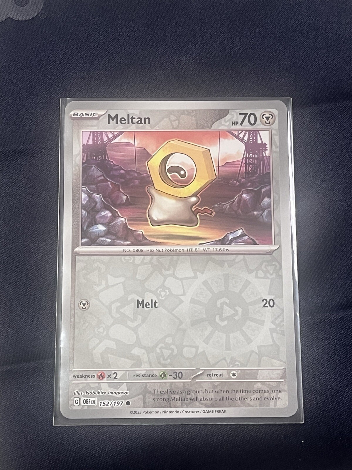 Pokemon TCG Obsidian Flames Meltan 152/197 - Near Mint - Reverse Holo NM