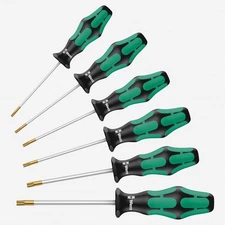 Wera 345221 Kraftform Plus Torx HF Screwdriver Set