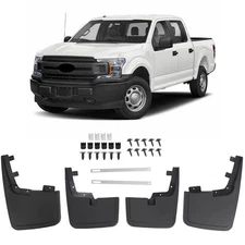 4x Splash Guard Mud Flaps for Ford F-150 2015-2020 w/ Fender Flares Front & Rear