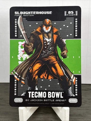 Bo Jackson Battle Arena Tecmo Bowl Slaughterhouse Steel #175 - Webster Slaughter