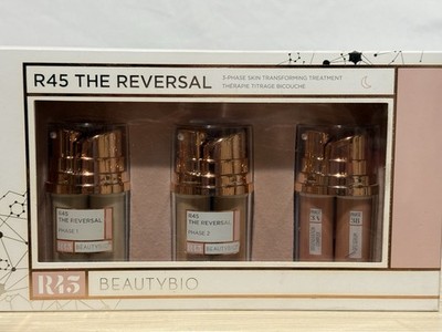 BEAUTY BIO R45 The Reversal 3-Phase Skin Transformation Treatment Set  NIB