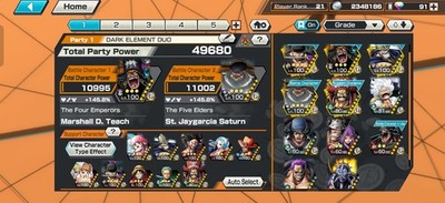 OPBR: One Piece Bounty Rush: 8 EX:  Blackbeard V2, Saturn, 145% Support