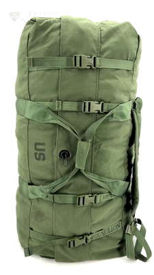 USGI Military Improved Duffel Bag Green Zipper Deployment Sea Bag