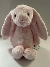 Brand New With Tags Authentic Jellycat Bashful Pink Bunny Medium Dustbag