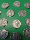 15 Silver Mercury Dimes 90% Pure Mixed Dates w/Very Fine 43