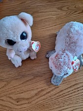 Ty Beanie Boos WILMA the Platypus AND Piggley the Pig 