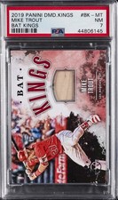 2019 DIAMOND KINGS BAT KINGS #BK-MT MIKE TROUT PSA 7