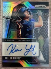 2025 PANINI PRIZM BASEBALL KELLON LINDSEY PROSPECT SIGNATURES AUTO #PS-KL