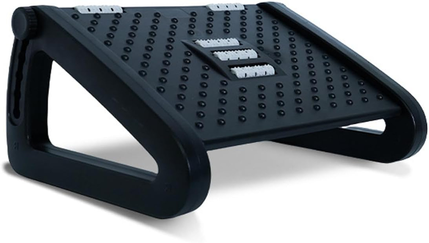 Foot Rest under Desk, Ergonomic under Desk Foot Rest with 6 Adjustable Heights |