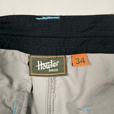 Howler Bros Mens Size 34 Gray Nylon Quick Dry Outdoor Shorts