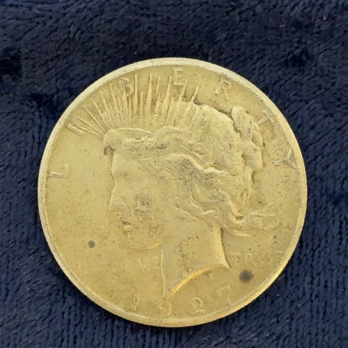 1927 Peace Dollar, Beautiful BU Free Shipping!