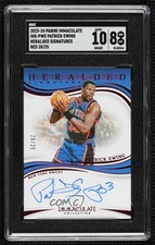 2023 Immaculate Heralded Signatures Red 20/25 Patrick Ewing SGC 8 Auto HOF h8q