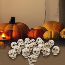 20 st&uuml;ck Halloween Skeleton Kopf Statue Desktop Ornament f&uuml;r Fee Garten