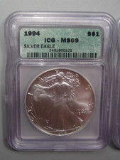 American Eagle MS 69 Graded 1992 Silver Bullion Coins for sale | eBay