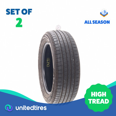 Set of (2) Used 225/60R18 Sailun Atrezzo Tcon 100H - 9/32