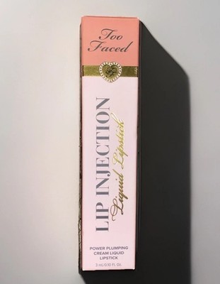 NEW TOO FACED Lip Injection Power Plumping Liquid Lipstick ~ GIVE  EM LIP (Nude)