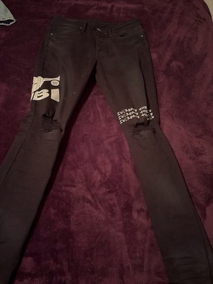 Ksubi Van Winkle Skinny Jeans 'Ghosted Angels'