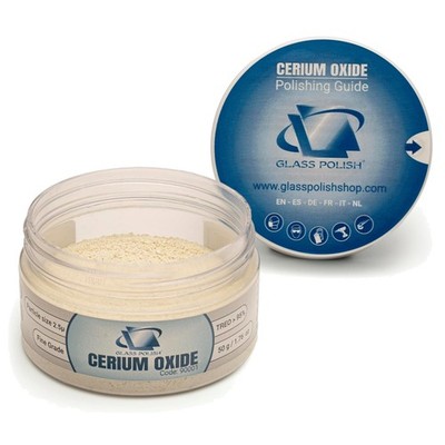 1.76oz Fine-Grade Cerium Oxide Powder - TREO 95% for Crystal Clear Polishing
