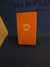 Eclipse Plastic Crushproof Cigarette Case w/Mini Lighter Storage, Kings, Orange