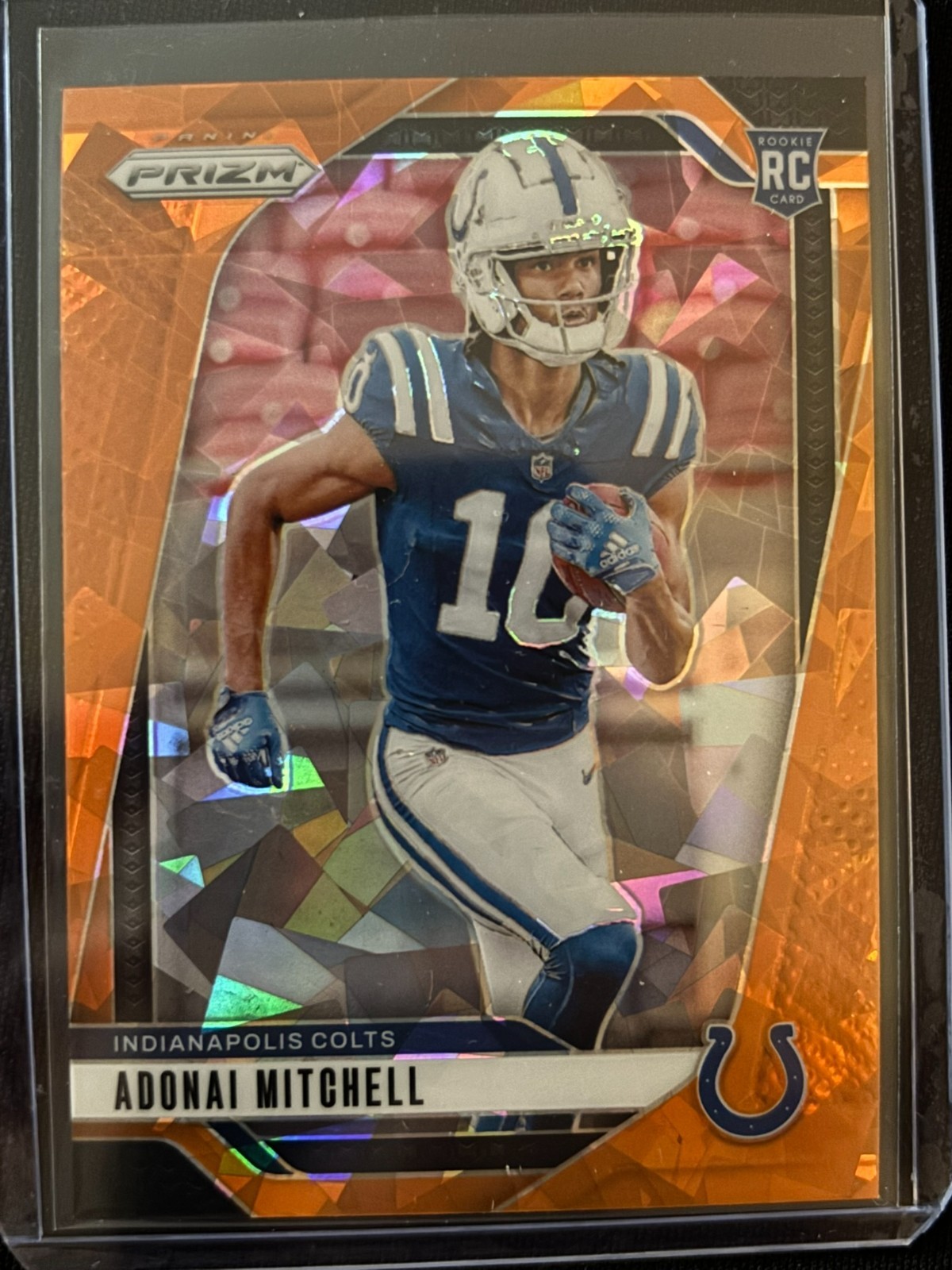 2024 Panini Prizm - Adonai Mitchell Orange Ice Prizm #303