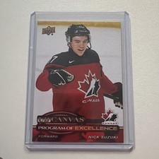 2025-26 Upper Deck Series 2 - Ud Canvas Program of Excellence Nick Suzuki #C-268