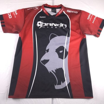 Panda Global Team Men's Size L Meta Threads Shirt Pro Esports Gaming