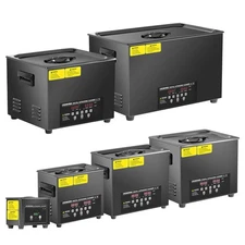 CREWORKS 2L-30L Ultrasonic Cleaner Enhanced Heater with Degas & Gentle Mode