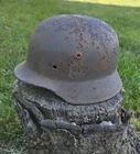 Original German Helmet M40/64 Wehrmacht Relic of Battlefield WW2