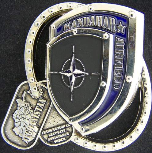 Kandahar Airfield Afghanistan ISAF Challenge Coin