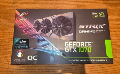 Asus ROG Strix NVIDIA GeForce GTX 1070 8GB OC Edition DDR5 Mit OVP