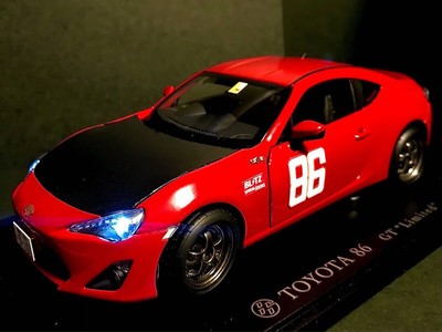 Autoart 1/18 Toyota 86 GT Limited Custom LED Light MF Ghost 