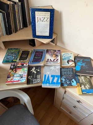 Jazz Bücher. New Grove Schuller Tirro Gabbard Stockwerk Barthes Kofsky Off, Schaukel