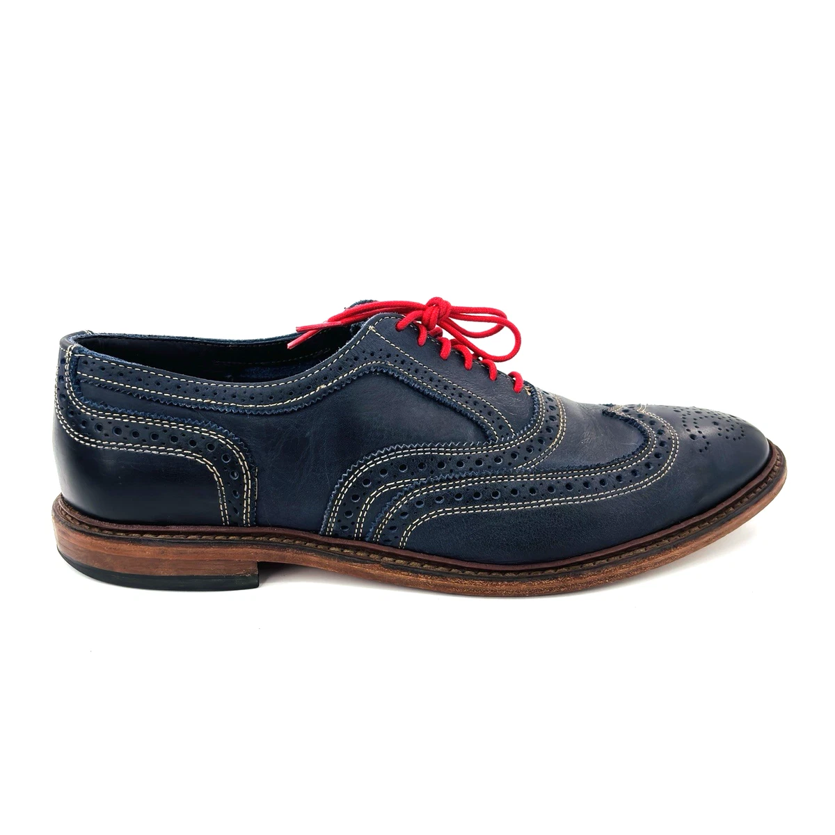 Allen Edmonds Blue Wingtip Dress Shoes for Men for sale | eBay