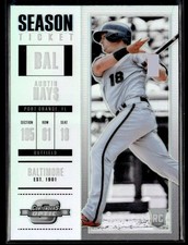 2018 Panini Chronicles Austin Hays Contenders Optic Holo Rookie HSC