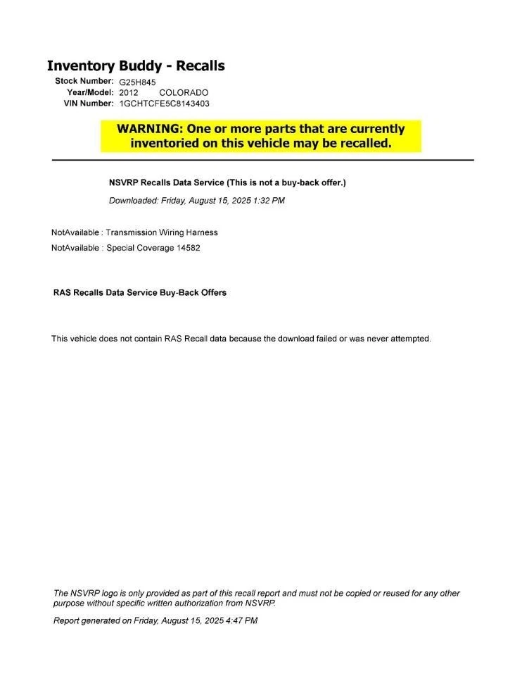 Espejo retrovisor con telemática Onstar Opt UE1 compatible con 09-12 CANYON 3643733 Foto 3 de 4