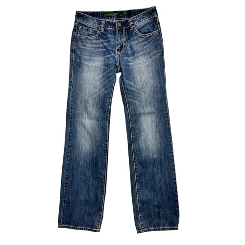 Rock And Roll Men’s Cowboy Pistol Straight Regular Straight Leg Size 30x33
