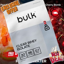 Bulk Clear Whey Isolate Hydrolysate Protein Cherry Bomb 2kg schmeckt wie Saft